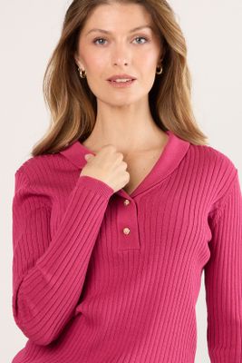 Imagen 2 del producto Polera Manga Larga Fucsia Ma Griffe 18202225001116