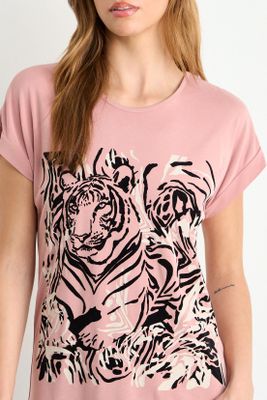 Imagen 2 del producto Polera Estampada Rosa iO 14620126001123