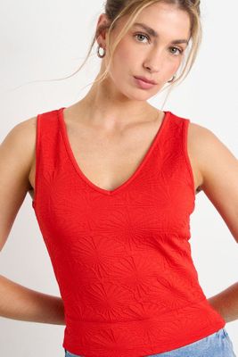 Imagen 2 del producto Polera Lisa Rojo iO 14220225010103