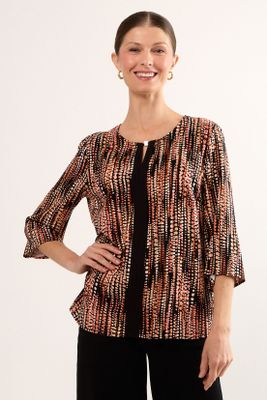 Blusas Manga Larga Negro Ma Griffe 14102225003102