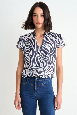 Blusa Fantasia Azul Ash 14107126001104