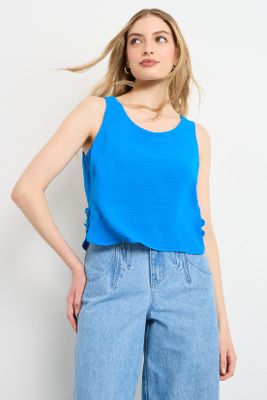 Blusas Sin Manga Azul iO 14020225003134