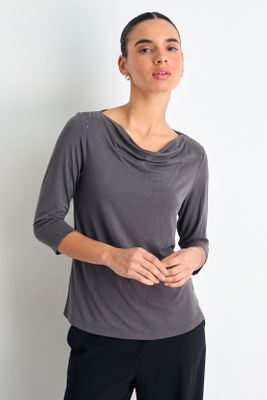 Polera Manga Larga Gris iO 14220225053163