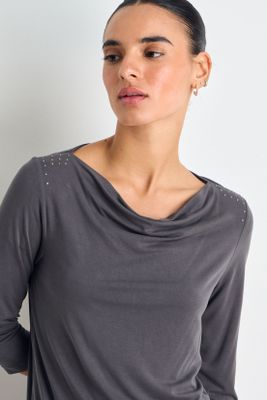 Imagen 2 del producto Polera Manga Larga Gris iO 14220225053163