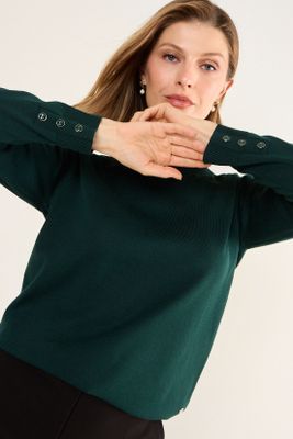 Imagen 1 del producto Sweater Liso Verde Oliva Ma Griffe 18102126200107