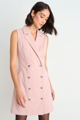 Vestido Corto Liso Rosa Ash 13007126004123