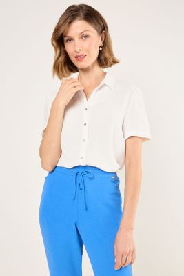 Imagen 2 del producto Blusa Lisa Crudo Ma Griffe 14004225005105