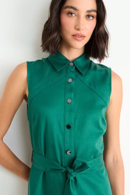 Imagen 2 del producto Vestido Liso Verde Oliva Ash 13007126050107