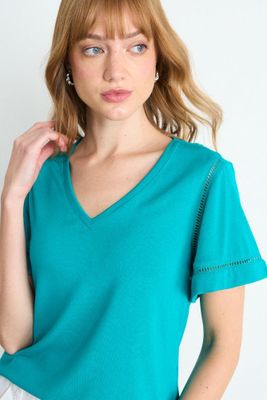 Imagen 2 del producto Polera Lisa Verde Oliva iO 14220225074107