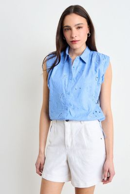 Blusas Manga Corta Celeste iO 14020225012110