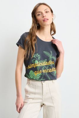 Imagen 2 del producto Polera Manga Corta Gris iO 14620225004113