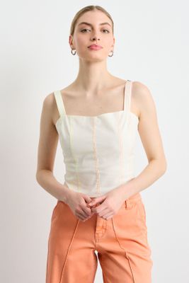 Blusas Sin Manga Crudo iO 14020225005105