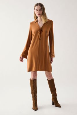 Imagen 1 del producto Vestido Liso Avellana 13007125055126