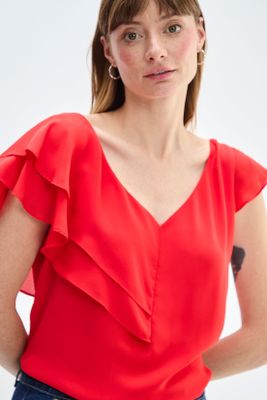 Imagen 2 del producto Blusa Lisa Rojo Ash 14007224063103