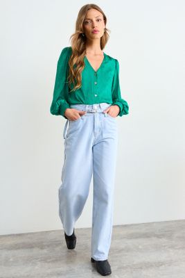 Jeans Liso Celeste iO 11320126004110