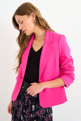 Blazer Liso Fucsia iO 16020126055116