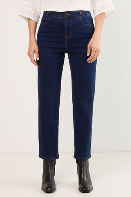 Imagen 2 del producto Jeans Liso Recto Azul Ma Griffe 11302225006104