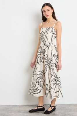 Vestido Largo Fantasia Negro iO 13520225007102