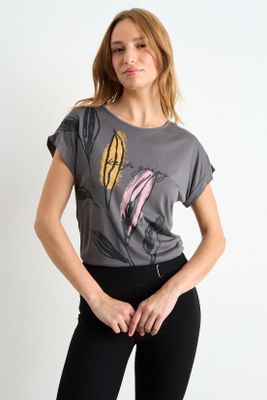 Polera Estampada Gris iO 14620126001163