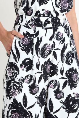 Imagen 2 del producto Pantalon Palazzo Fantasia Negro Ash 11107225054102