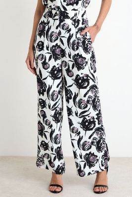 Imagen 2 del producto Pantalon Palazzo Fantasia Negro Ash 11107225054102