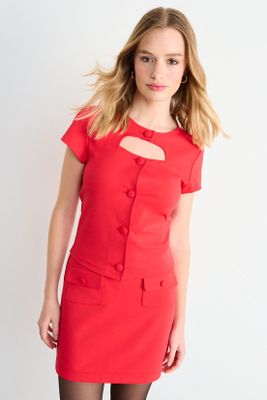 Imagen 2 del producto Blusa Lisa Rojo iO 14020126006103