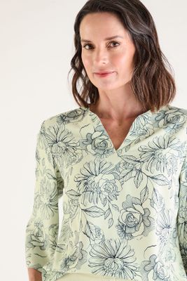 Blusa Fantasia Verde 14102125053117