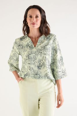 Imagen 2 del producto Blusa Fantasia Verde 14102125053117