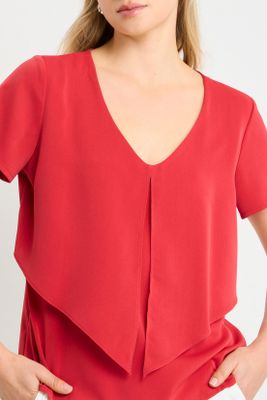 Imagen 2 del producto Blusa Lisa Rojo Ash 14004225070103