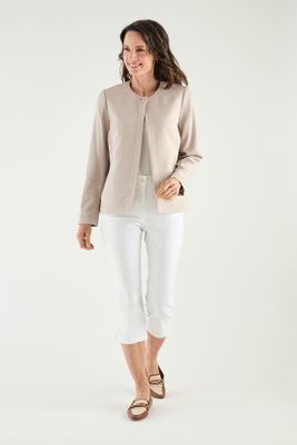 Chaqueta Corta Gris Ma Griffe 17502125100113