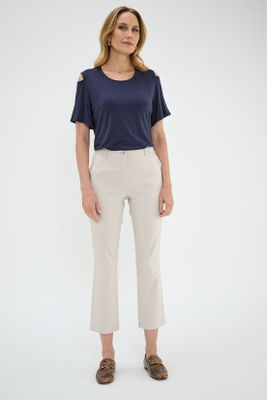 Pantalon Crop Beige Ma Griffe 11002224005106