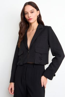 Blazer Liso Negro iO 16020126053102