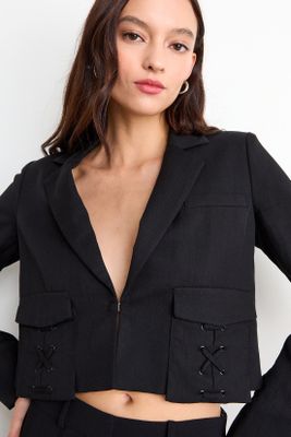 Imagen 2 del producto Blazer Liso Negro iO 16020126053102