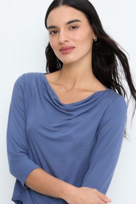 Polera Manga Larga Azul iO 14220225053104