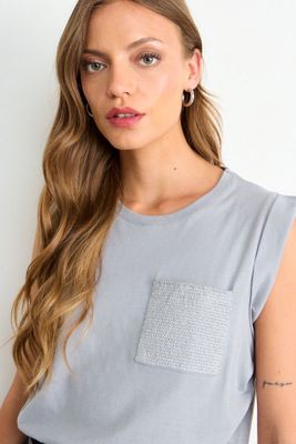 Imagen 2 del producto Polera Lisa Gris Ash 14204225080113