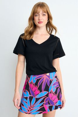 Polera Lisa Negro iO 14220225074102