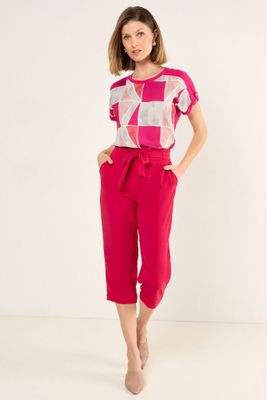 Capri Con Elastico Fucsia Ma Griffe 11502225003116