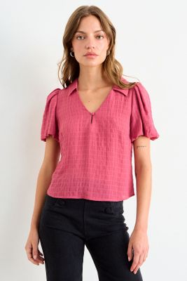 Blusa Lisa Fucsia iO 14020126051116