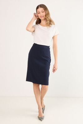 Falda Larga Azul Ma Griffe 12002225050104