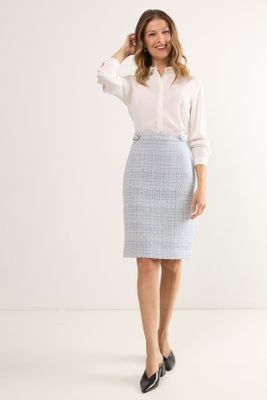 Imagen 1 del producto Falda Larga Celeste Ma Griffe 12102225050110