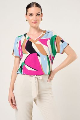 Polera Fantasia Burdeos Ma Griffe 14304225001112