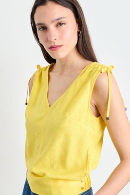 Imagen 1 del producto Blusa Lisa Amarillo iO 14020225074108