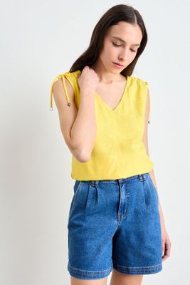 Imagen 2 del producto Blusa Lisa Amarillo iO 14020225074108