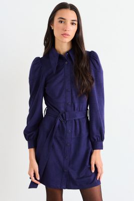 Imagen 1 del producto Vestido Liso Azul iO 13020126053104