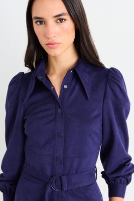 Imagen 2 del producto Vestido Liso Azul iO 13020126053104