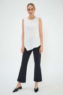 Imagen 1 del producto Blusa Sin Mangas Asimetrica Crudo Ma Griffe 14002125050105