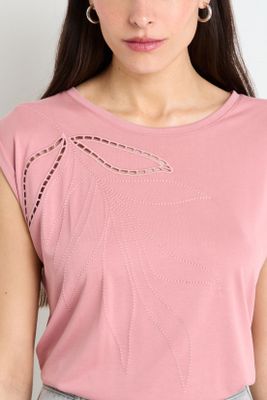 Imagen 2 del producto Polera Manga Corta Rosada iO 14620225006123