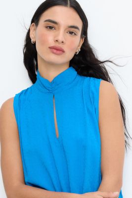 Blusas Sin Manga Azul iO 14020225060134