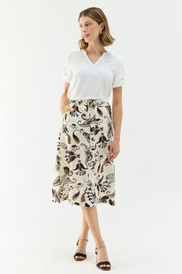 Falda Fantasia Crudo Ma Griffe 12104224001105