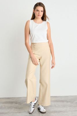Pantalon Liso Beige iO 11020225062106
